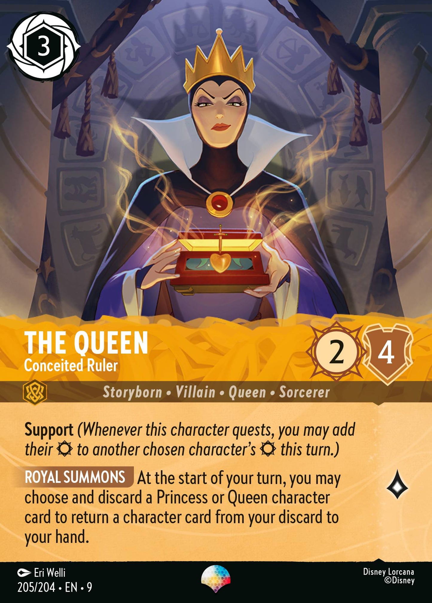 205/204 - The Queen - Conceited Ruler - Fabled