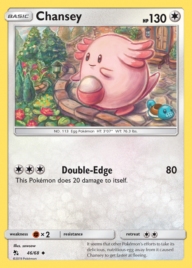 046/68 - Chansey - Hidden Fates