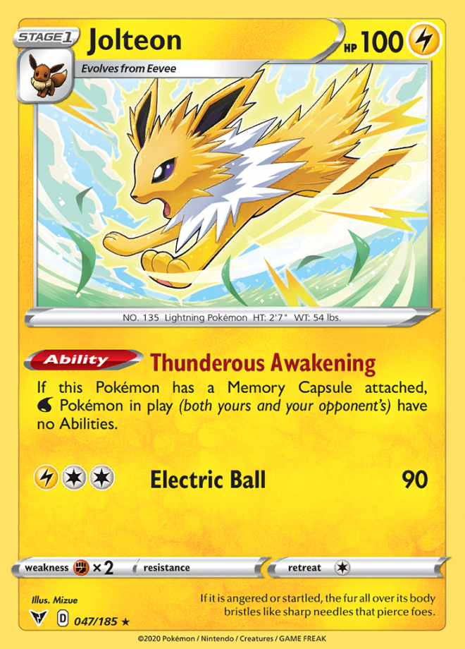 047/185 - Jolteon - Vivid Voltage