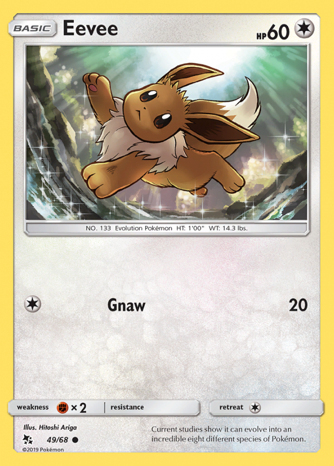049/68 - Eevee - Hidden Fates