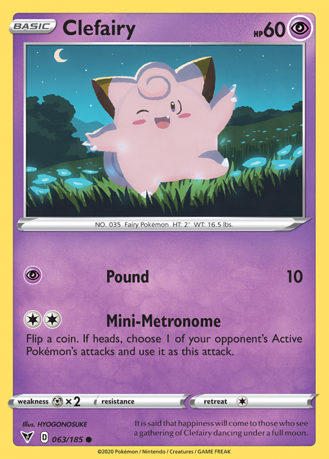 063/185 - Clefairy - Vivid Voltage