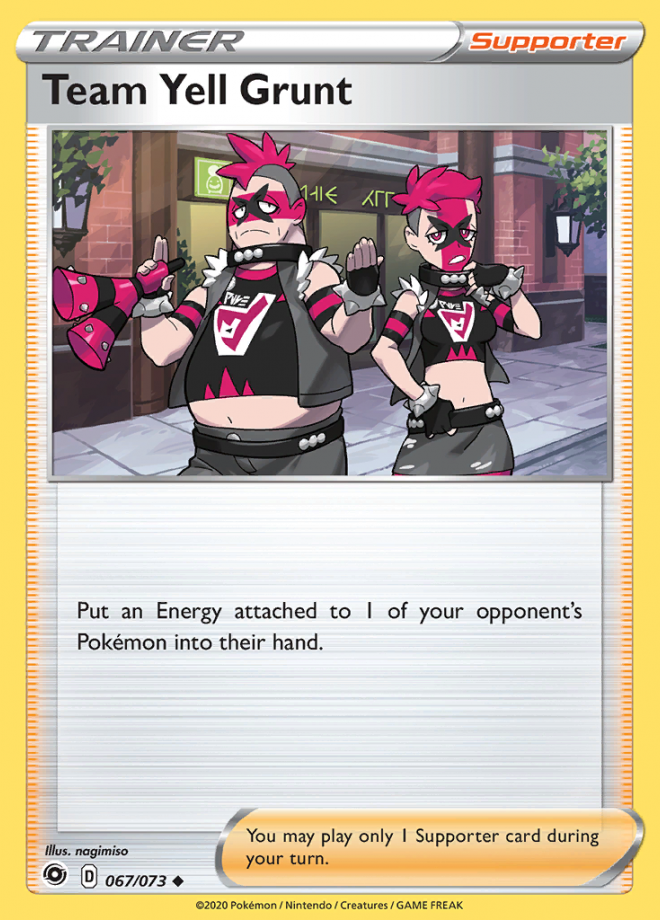 067/073 - Team Yell Grunt - Champions Path