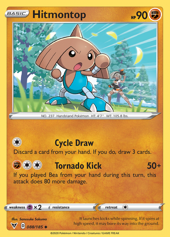 088/185 - Hitmontop - Vivid Voltage