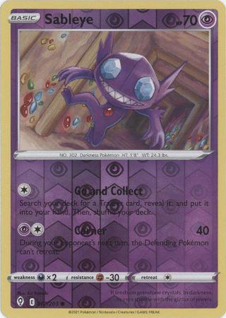 067/203 Sableye RH - Evolving Skies - Volution Cards and Collectables