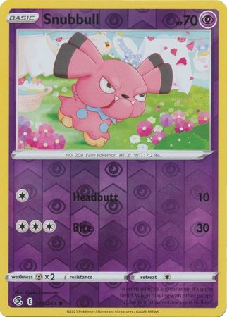 pokemon snubbull card Pokemon Trading Card Game Single of 115/264 Snubbull RH