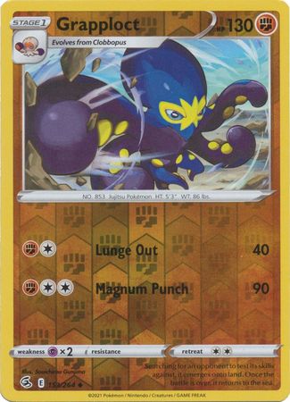 grapploct pokemon card Pokemon Trading Card Game Single of 153/264 Grapploct RH
