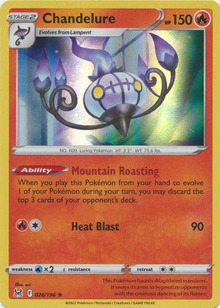 026/196 Chandelure Holo - Lost Origin - Volution Cards and Collectables