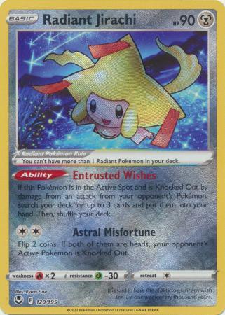 120/195 Radiant Jirachi - Silver Tempest - Volution Cards and Collectables