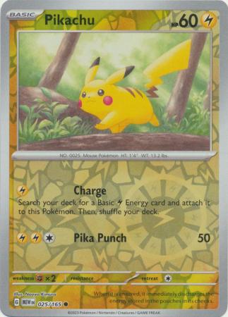 025/165 - Pikachu RH - Pokemon 151