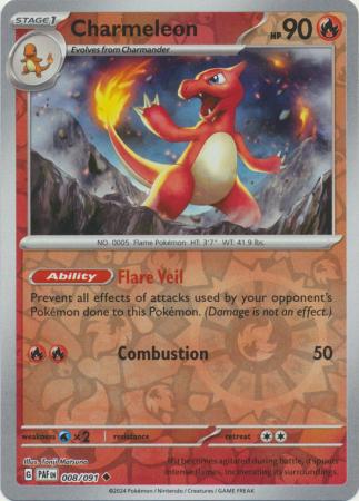 008/091 - Charmeleon RH - Paldean Fates