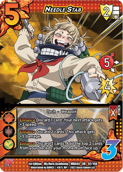 092/108 - Needle Stab - League of Villains 1st Edition