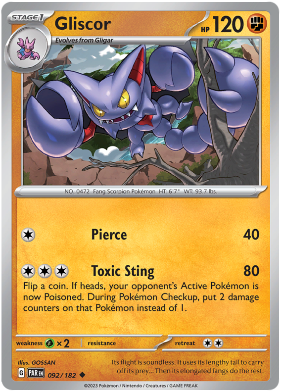 092/182 - Gliscor - Paradox Rift