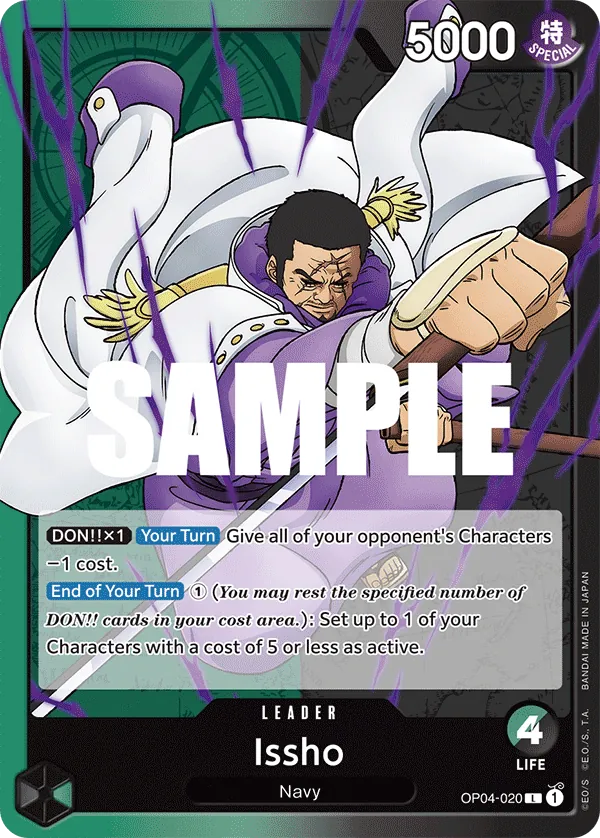 One Piece Card Game Single OP4-020L Issho Volution Cards and Collectables One Piece Card Game Single OP4-020L Issho Volution Cards and Collectables