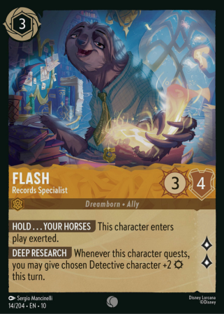 014/204 - Flash - Records Specialist - Cold Foil - Whisper in the Wind