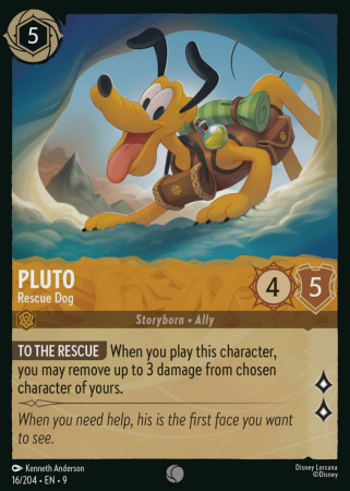 016/204 - Pluto - Rescue Dog - Cold Foil - Fabled