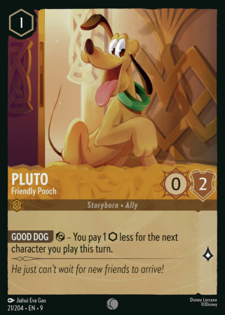 021/204 - Pluto - Friendly Pooch - Cold Foil - Fabled