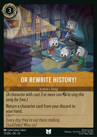 027/204 - Or Rewrite History! - Cold Foil - Whisper in the Wind