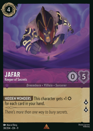 038/204 - Jafar - Keeper of Secrets - Cold Foil - Fabled