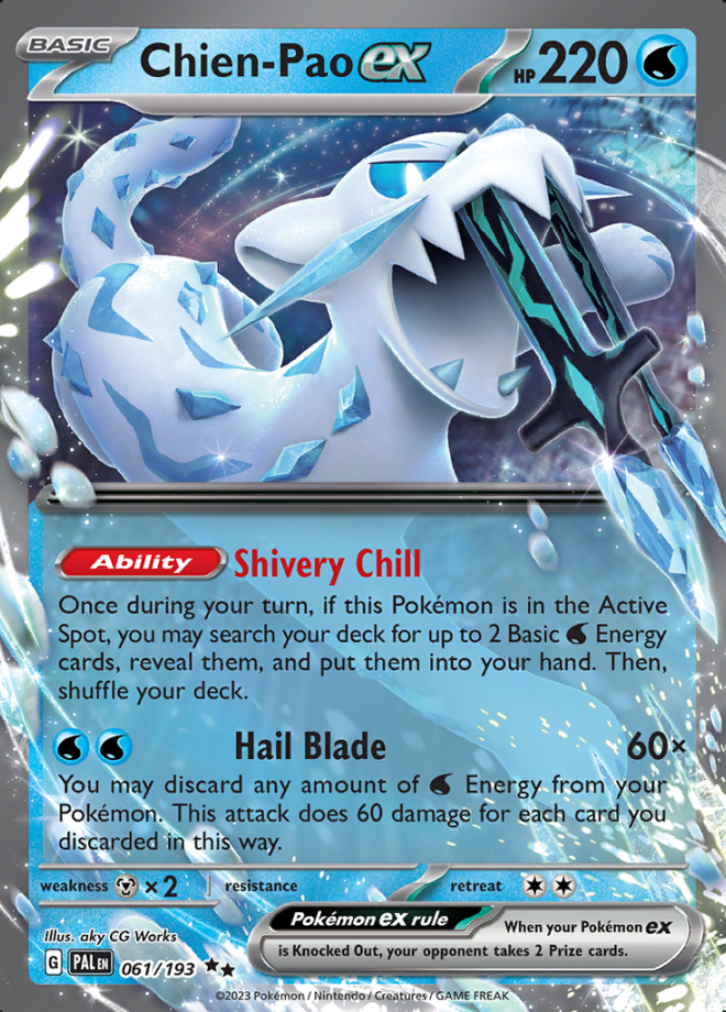 061/193 - Chien-Pao ex - Paldea Evolved