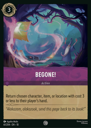 061/204 - Begone! - Cold Foil - Whisper in the Wind