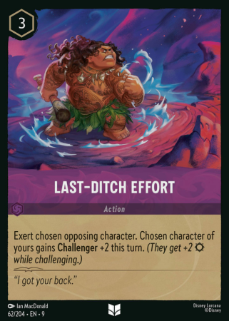 062/204 - Last-Ditch Effort - Cold Foil - Fabled