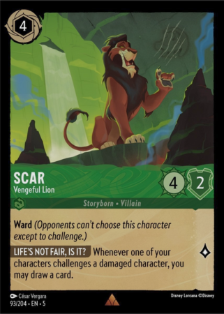 093/204 - Scar - Vengeful Lion - Holo - Shimmering Skies