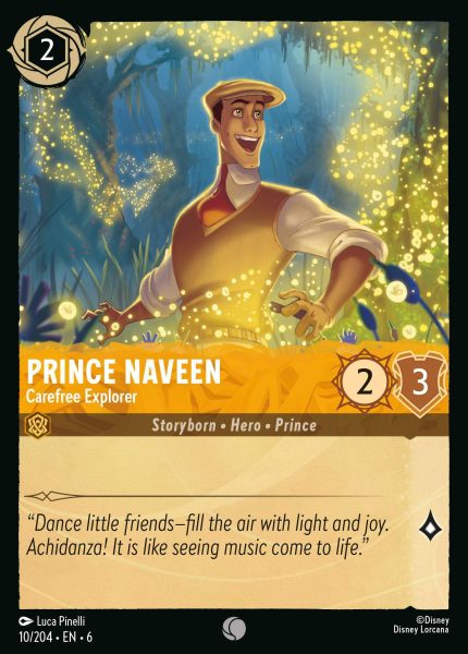 010/204 - Prince Naveen - Carefree Explorer - Cold Foil - Asurite Sea