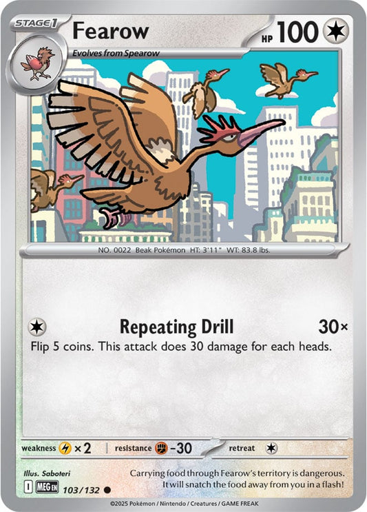 103/132 - Fearow - Mega Evolution