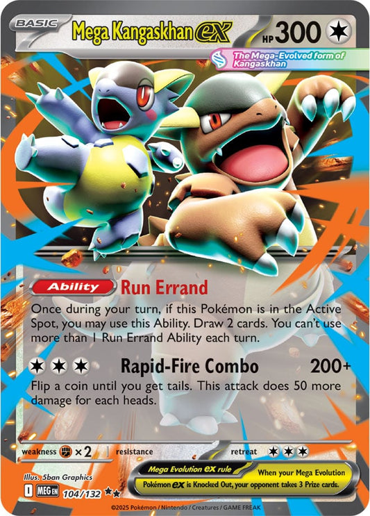 104/132 - Mega Kangaskhan ex - Mega Evolution