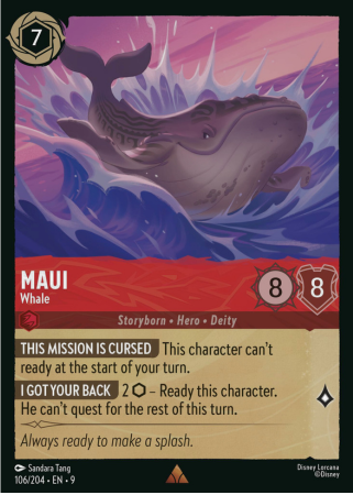 106/204 - Maui - Whale - Cold Foil - Fabled