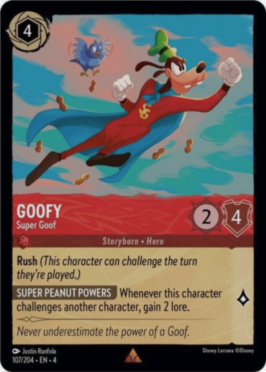 107/204 - Goofy - Super Goof - Holo - Ursula's Return