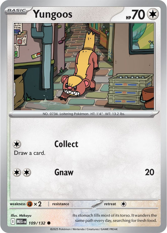 109/132 - Yungoos - Mega Evolution