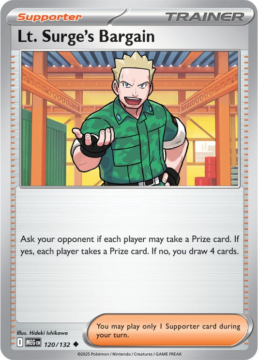 120/132 - Lt. Surge’s Bargain - Mega Evolution