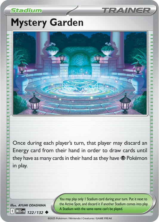122/132 - Mystery Garden - Mega Evolution