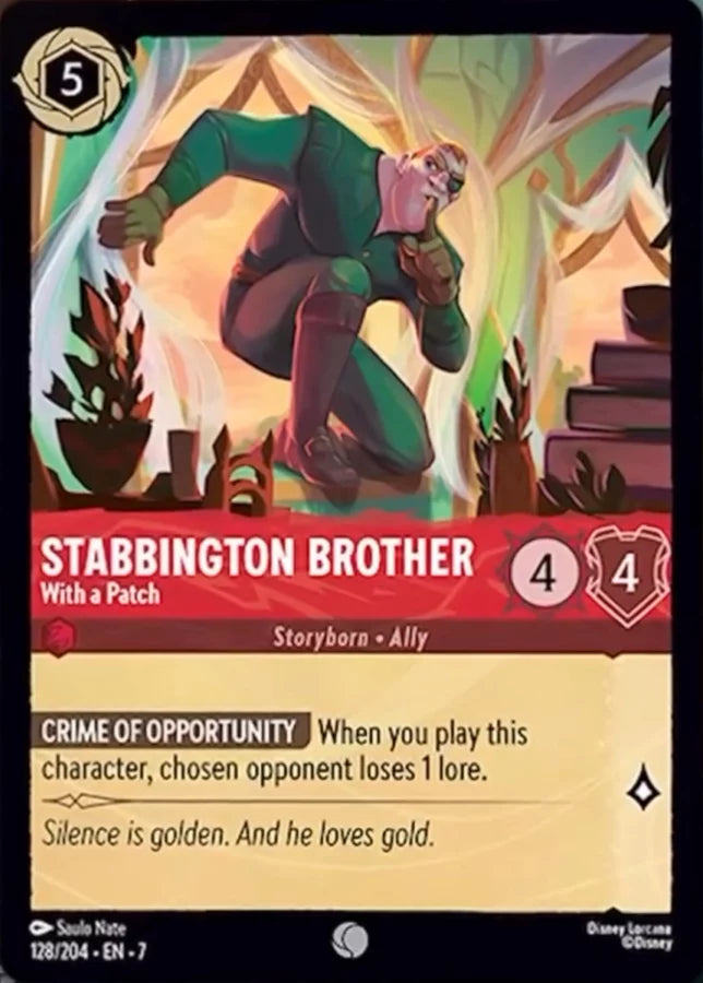 128/204 - Stabbington Brother - With a Patch - Archazia's Island