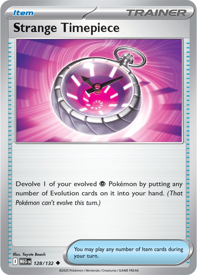 128/132 - Strange Timepiece - Mega Evolution