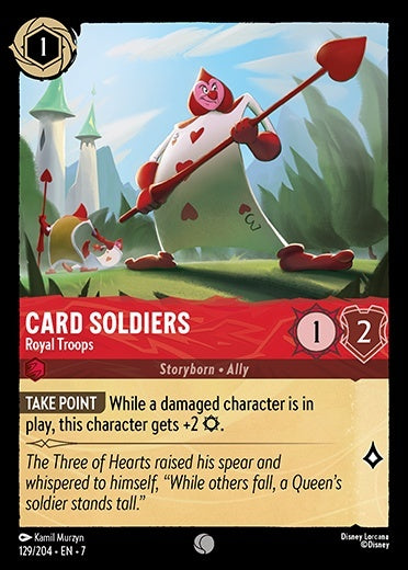 129/204 - Card Soldier - Royal Troops - Archazia's Island
