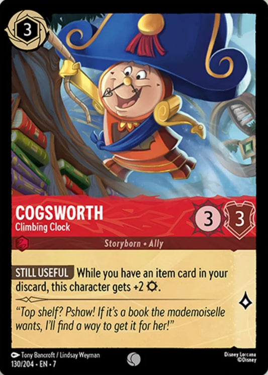 130/204 - Cogsworth - Climbing Clock - Archazia's Island