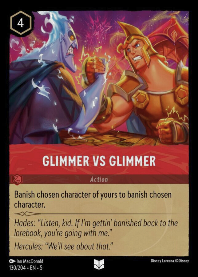 130/204 - Glimmer vs Glimmer - Holo - Shimmering Skies