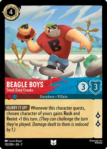 132/204 - Beagle Boys - Small-Time Crooks - Archazia's Island