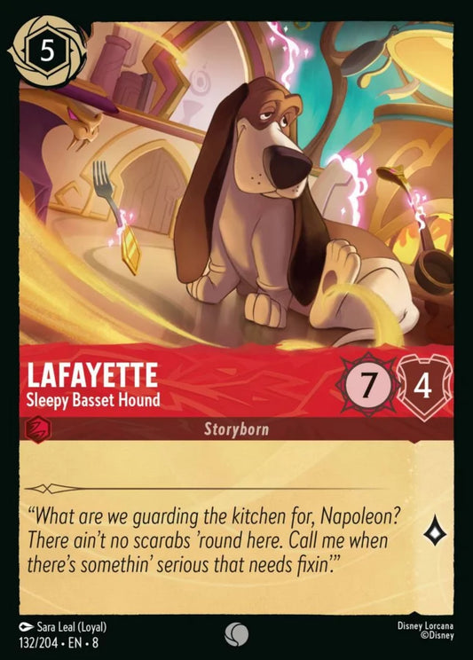 132/204 - Lafayette – Sleepy Basset Hound - Reign of Jafar