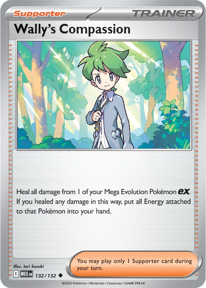 132/132 - Wally's Compassion - Mega Evolution