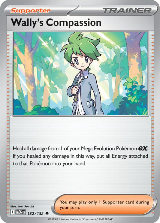 132/132 - Wally's Compassion - Mega Evolution