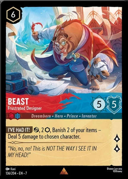 136/204 - Beast - Frustrated Designer - Archazia's Island