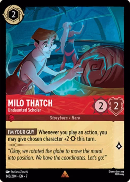 145/204 - Milo Thatch - Undaunted Scholar - Archazia's Island