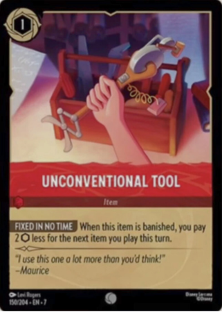 150/204 - Unconventional Tool - Cold Foil - Archazia's Island