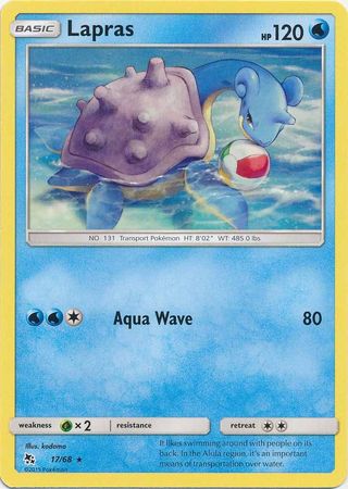 017/68 - Lapras - Hidden Fates