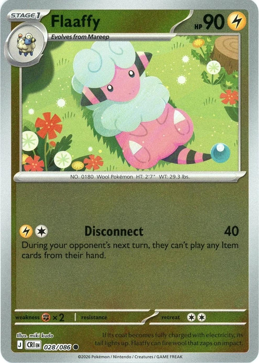 028/086 - Flaaffy RH - Chaos Rising