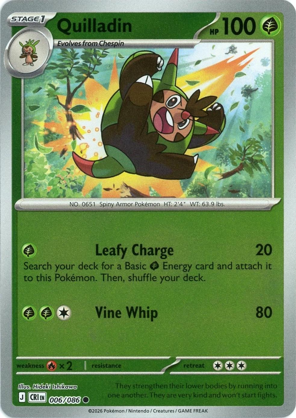 007/086 - Chesnaught RH - Chaos Rising