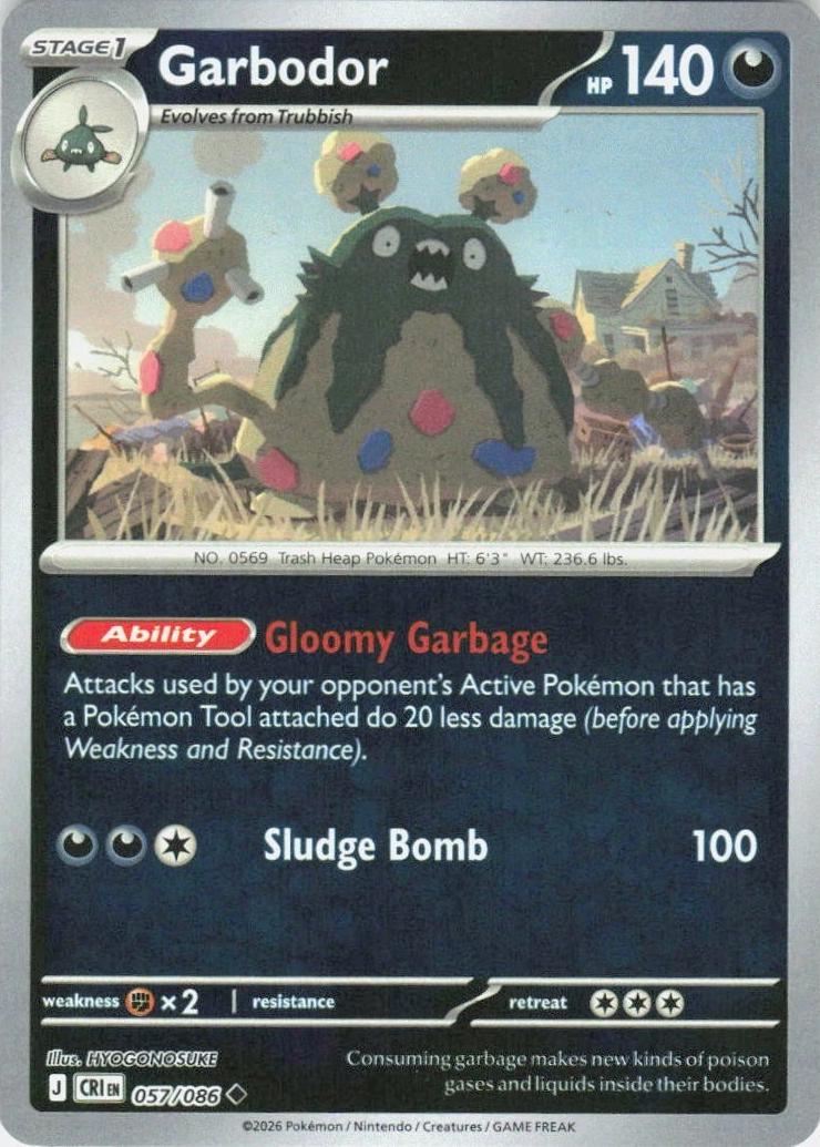 057/086 - Garbodor RH - Chaos Rising